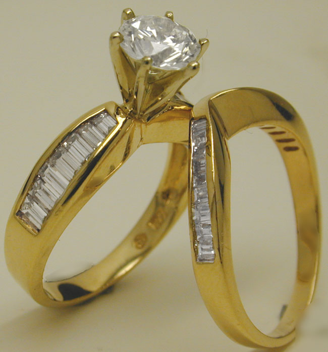 0.99 + 1.50ct Diamond Eng.Set